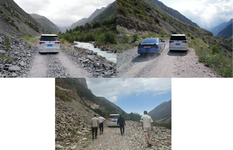 河南外经集团领导走访中吉乌铁路建设现场